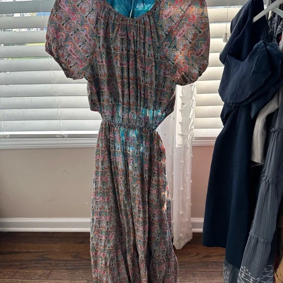 J.Crew Liberty Paisley Dress - Picture 3 of 4